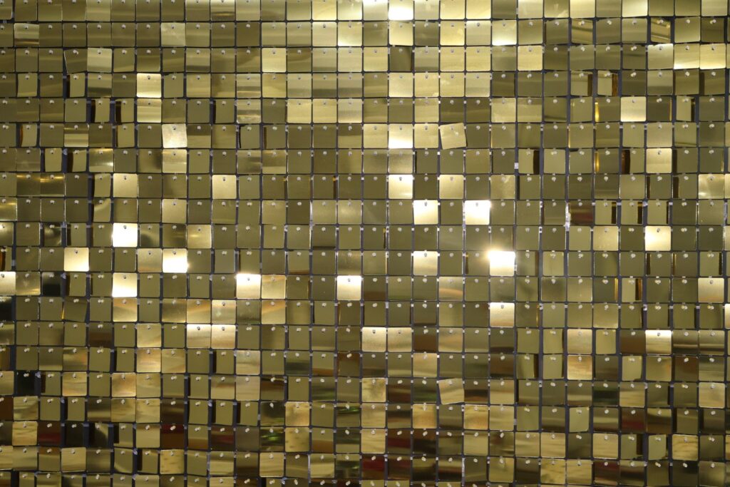 Golden Shimmer Wall Backdrop