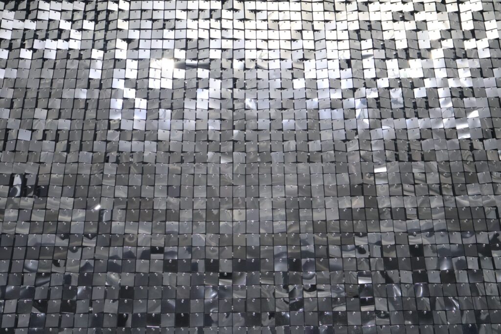 Silver Shimmer Wall Backdrop